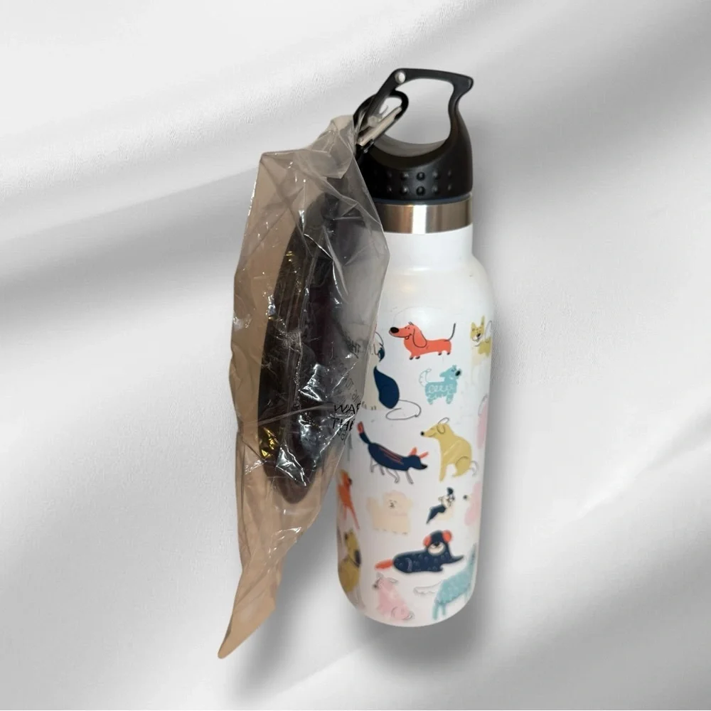 Modern Expressions Water Bottle with‎ Collapsible Bowl for Dogs NEW